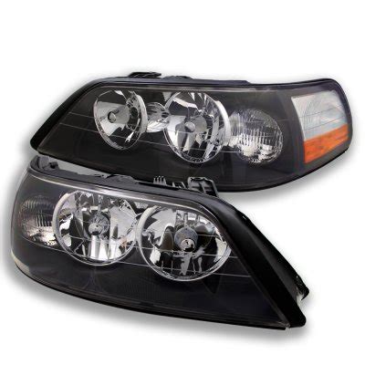 Lincoln Town Car 2003-2004 Black Euro Headlights | A101YWL3102 ...