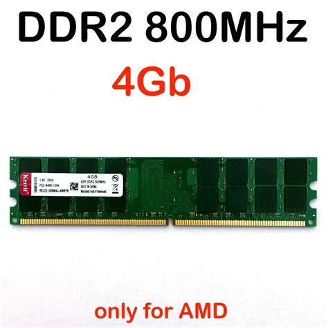 RAM DDR2 4Gb 800MHz ddr2 800 4gb Memory ddr2 4G / only for AMD / pc2 ...