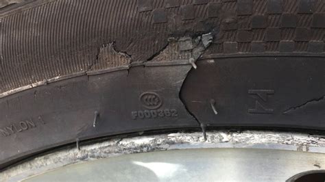 Tire Sidewall damage How much is too much damage on your car tyre ...