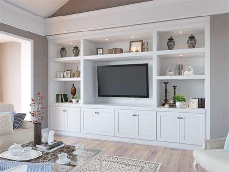 Aspen White Shaker - Ready To Assemble TV Room Cabinets - The RTA Store ...