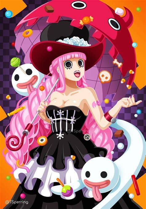 Perona, One Piece, Onepiece, Goth, Halloween, Ghost, Candy, Sweets ...