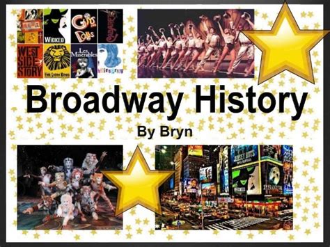 Broadway history