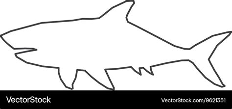 Baby Shark Outline Svg