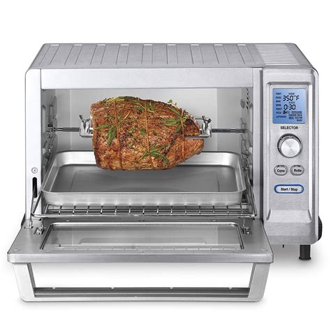 cuisinart tob-200 rotisserie convection toaster oven, stainless steel ...