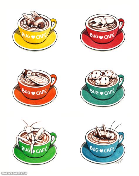 Bug Café: Latte Art — Weasyl