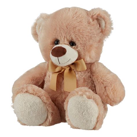 Holiday Time 13" Plush Bear Stuffed Animal Toy, Beige - Walmart.com