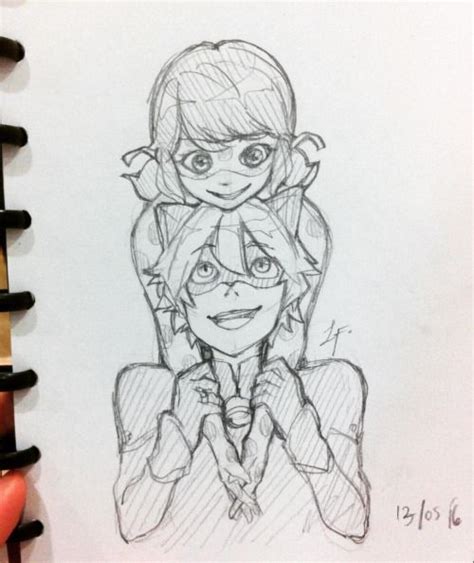 more . . #miraculousladybug #doodle #ladynoir #fanart #sketch #pencil ...