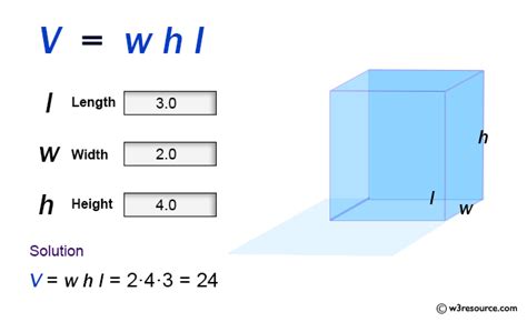 JavaScript - Volume of a Cuboid