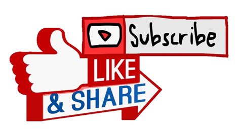 YouTube Like Share Subscribe Button for Engagement PNG Cutout | PNG All