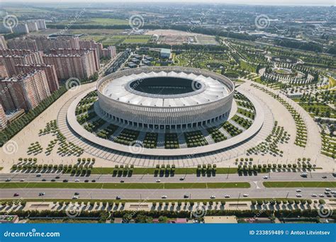 Krasnodar, Russia - May 2021: Aerial View of Krasnodar Stadium and the ...