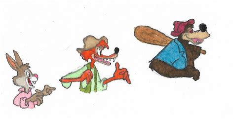 Brer Rabbit, Brer Fox, and Brer Bear by brazilianferalcat on DeviantArt