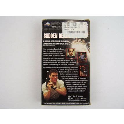 Sudden Death VHS Video Tape Jean-Claude Van Damme on eBid United States ...