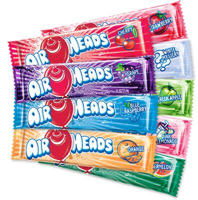 Airheads Candy Bars - Various Flavours (Blue Raspberry, Cherry ...