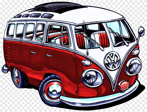 Vw Campervan Cartoon Images : Vw Drawing Van Clipart Campervan ...