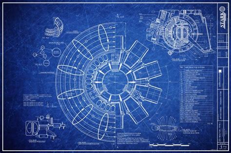 Iron Man Arc Reactor Diagram