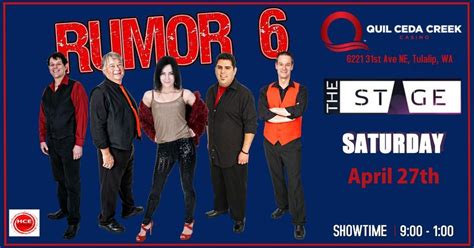 RUMOR 6 at Quil Ceda Creek Casino!, Quil Ceda Creek Casino (QCC ...