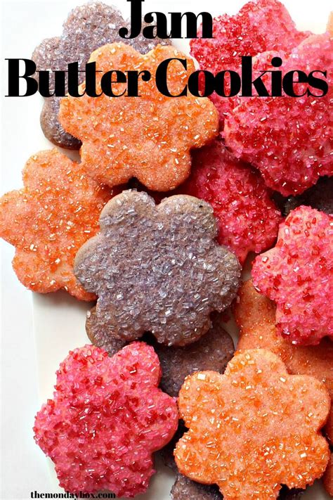 Jam Butter Cookies | Recipe | Butter cookies, Crunchy cookies, Cookies