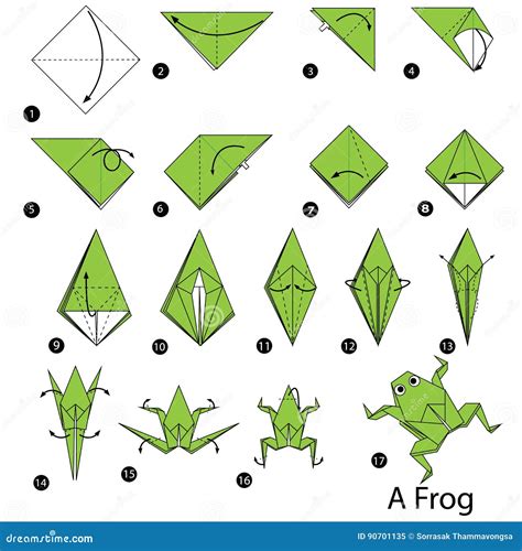 Origami ideas: How To Make Paper Frog