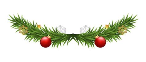 Premium Vector | Greenery Christmas Garland Merry Christmas wreath with ...