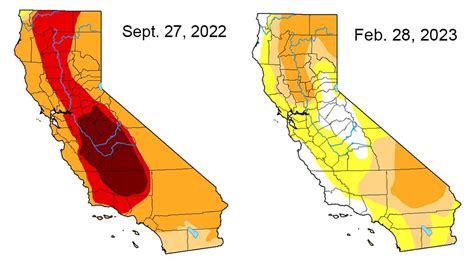 Map: See How California Drought Improved in February – NBC Los Angeles