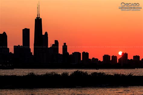 Chicago Skyline silhouette - MetroScenes.com - Chicago, Illinois - July ...