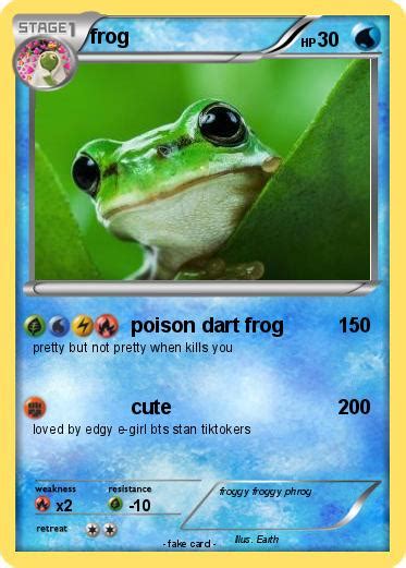 Pokémon frog 359 359 - poison dart frog - My Pokemon Card