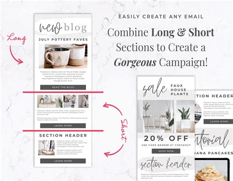 Canva Email Template Bundle Canva Template for Email - Etsy