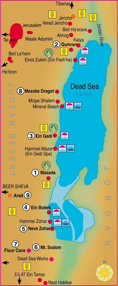 Dead Sea Map