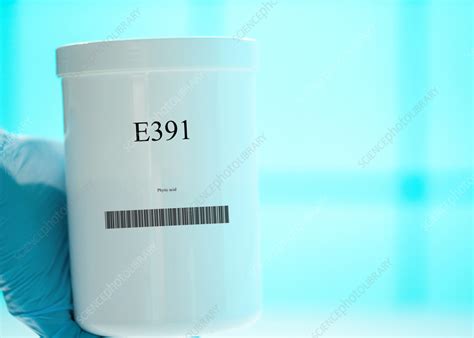 Container of the food additive E391 - Stock Image - F036/8440 - Science ...