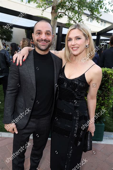 Michael Mando Rhea Seehorn Gathered Sony Editorial Stock Photo - Stock ...