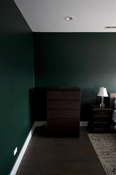 Our Favorite Dark Green Paint Color | The DIY Playbook | Green bedroom ...