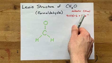 Lewis Structure of CH2O (formaldehyde) - YouTube