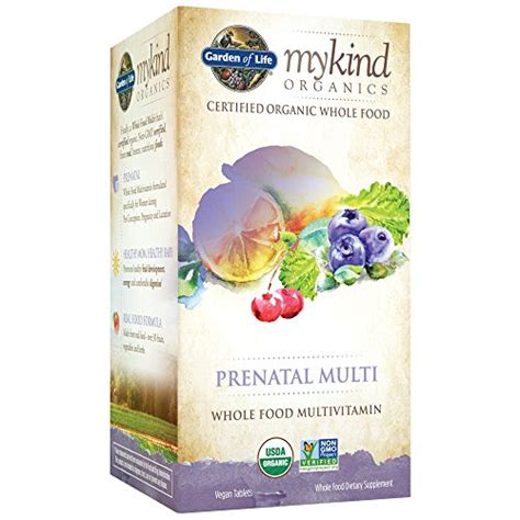 Garden of Life Organic Prenatal Multivitamin Supplement with Folate ...