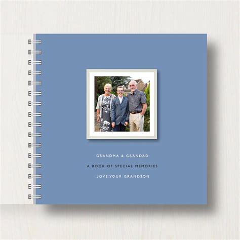 Personalised Grandparents Memory Book