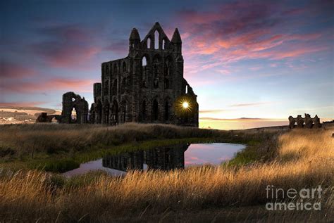 Whitby Abbey Sunset Photograph by Alison Chambers - Fine Art America