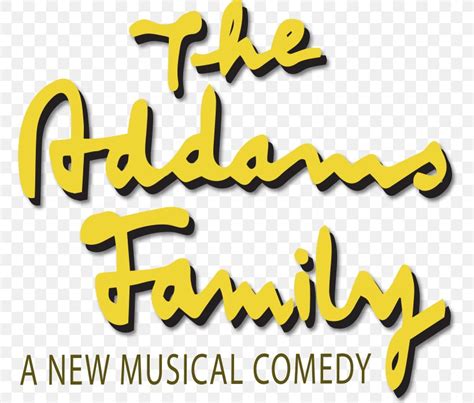 The Addams Family, A New Musical Comedy Logo Anything Goes Musical ...