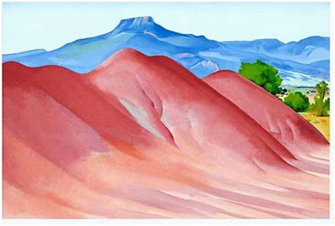 Red Hills and Pedernal, 1936 - Georgia O'Keeffe - WikiArt.org