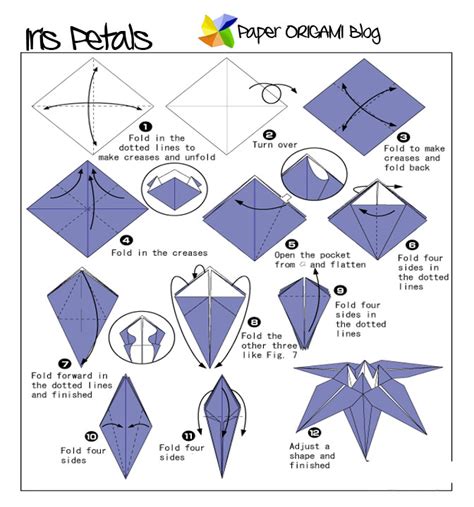 Easy origami flower sakura step by step - tropicalsalo