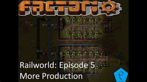 Factorio - Railworld Ep 5 - More Production - YouTube