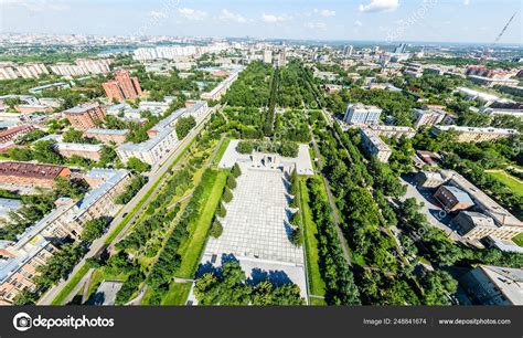 Aerial city view with roads, houses and buildings. ⬇ Stock Photo, Image ...