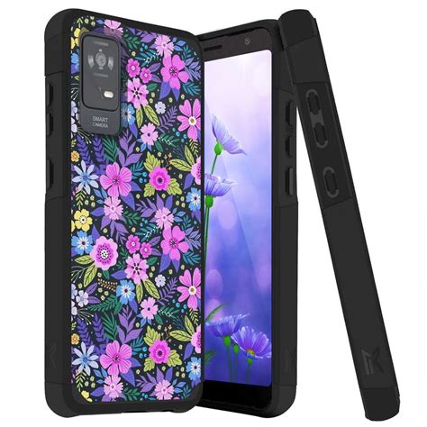 TJS for TCL ION X / ION V Phone Case, Magnetic Support Dual Layer Drop ...