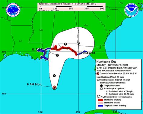 Hurricane Ida weakens; projected path takes it toward Alabama Gulf ...