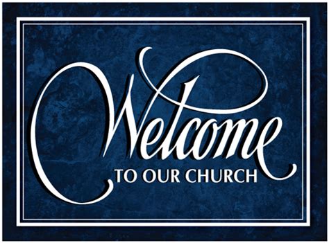 Welcome To Our Church Clipart - Clipart Suggest | Church signs, Church ...