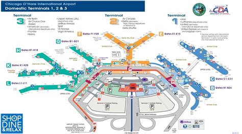 Ord Terminal 3 Map - Map Of Staten