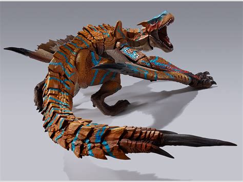 Monster Hunter Rise Tigrex SH MonsterArts Figure Debuts in January