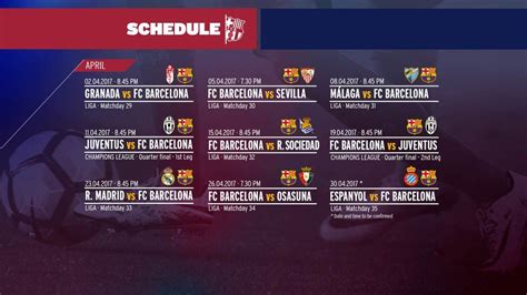 Fc barcelona match schedule – Search – Bovenmen Shop