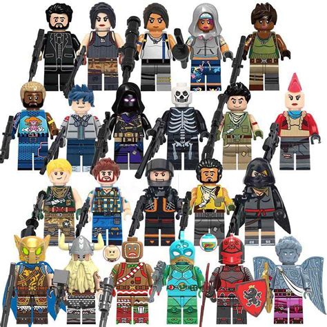 New Fortnite Battle Minifigures Lego Minifigures Toys Fit