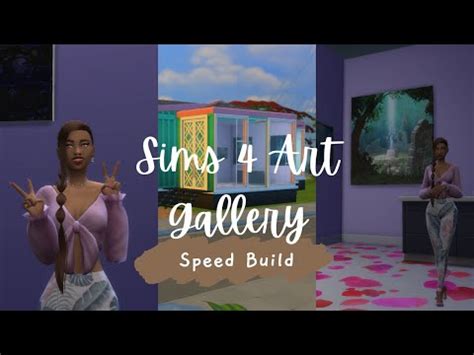 Reemiesworld : Creating an Art Gallery| The Sims 4| Love Ties|...