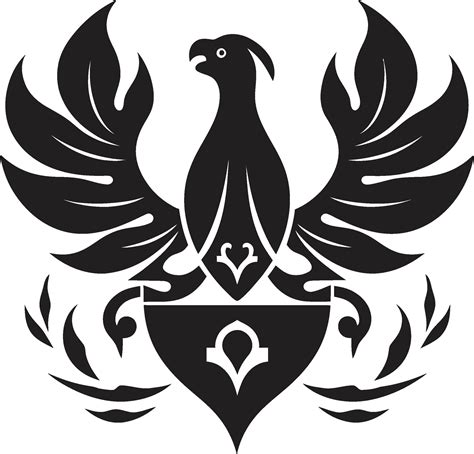 Noble Crest Vector Design Elegant Heraldry Black Emblem 35007056 Vector ...