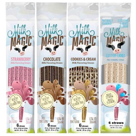 Milk Magic Magic Milk Flavoring Straws 36 Straws Flavors:Cookies and ...